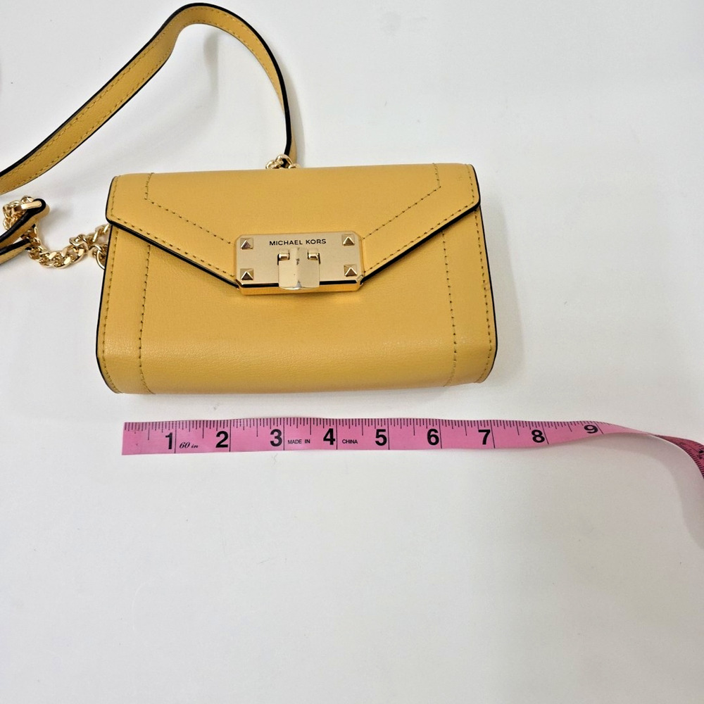 Rare Michael Kors Kinsley Small Leather Convertible Belt Or Crossbody Purse - Picture 9 of 13